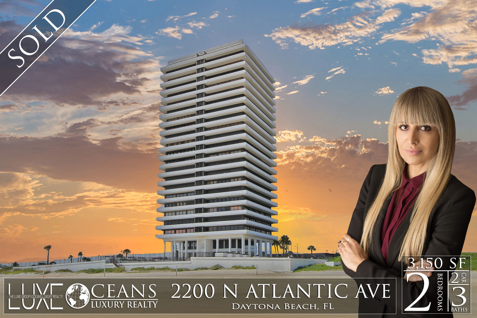 Aliki Forum Condos For Sale Oceanfront Real Estate at 2200 N Atlantic Ave Daytona Beach, FL 801 Just Sold