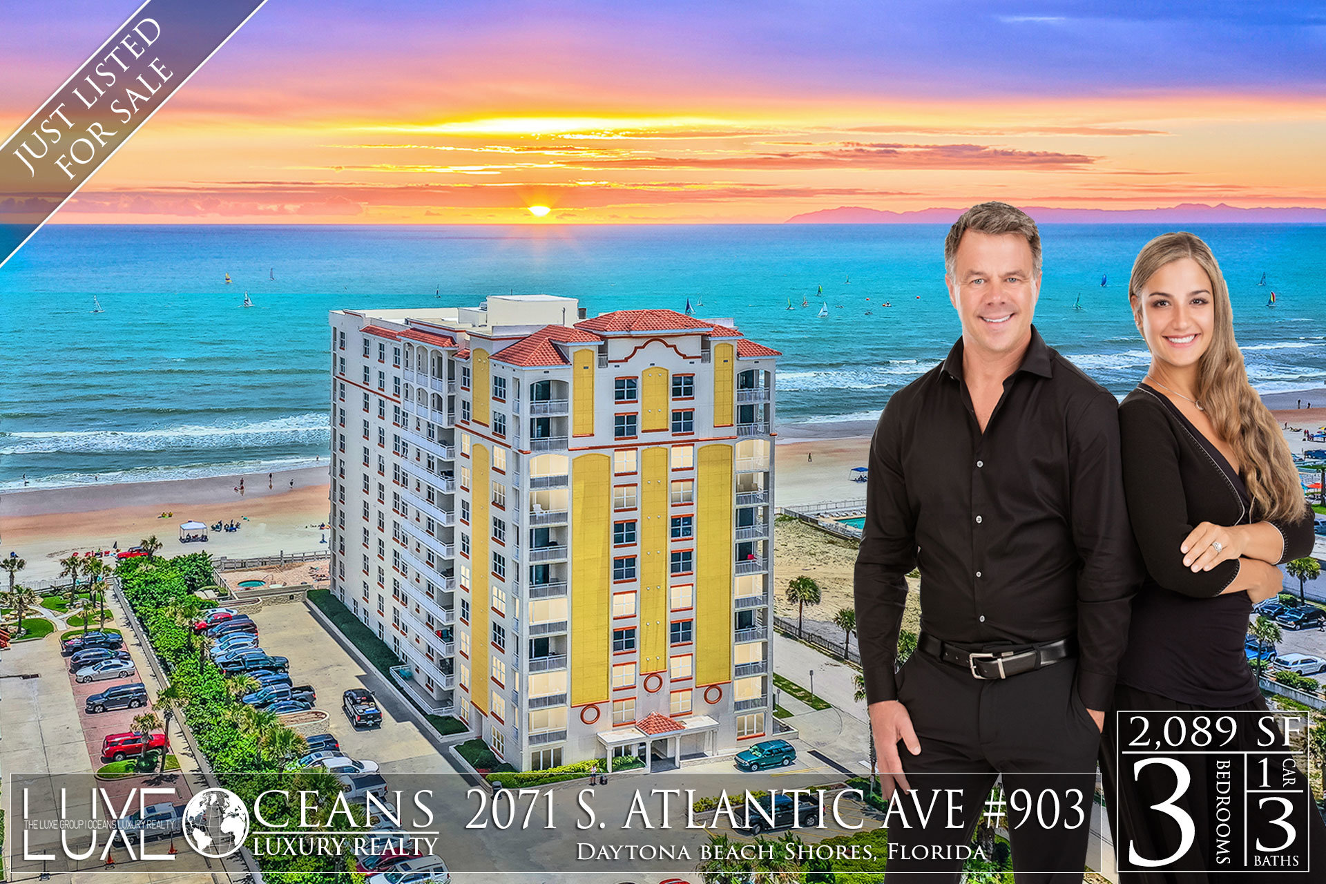 Opus Condos For Sale Oceanfront Real Estate at 2071 S Atlantic Ave Daytona Beach Shores, FL 903