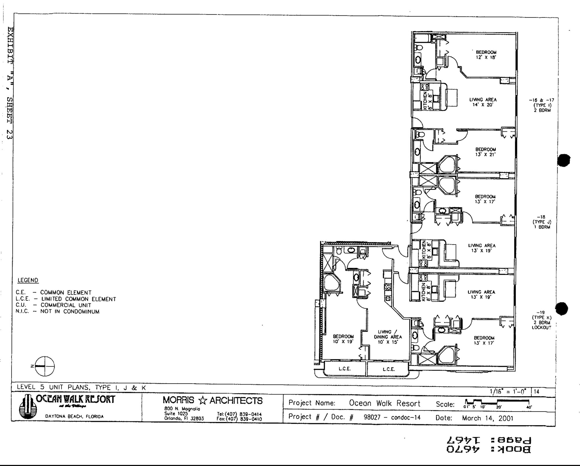 Ocean Walk Condos Floor Plan - 300-350 N. Atlantic Ave 32118 - Daytona ...