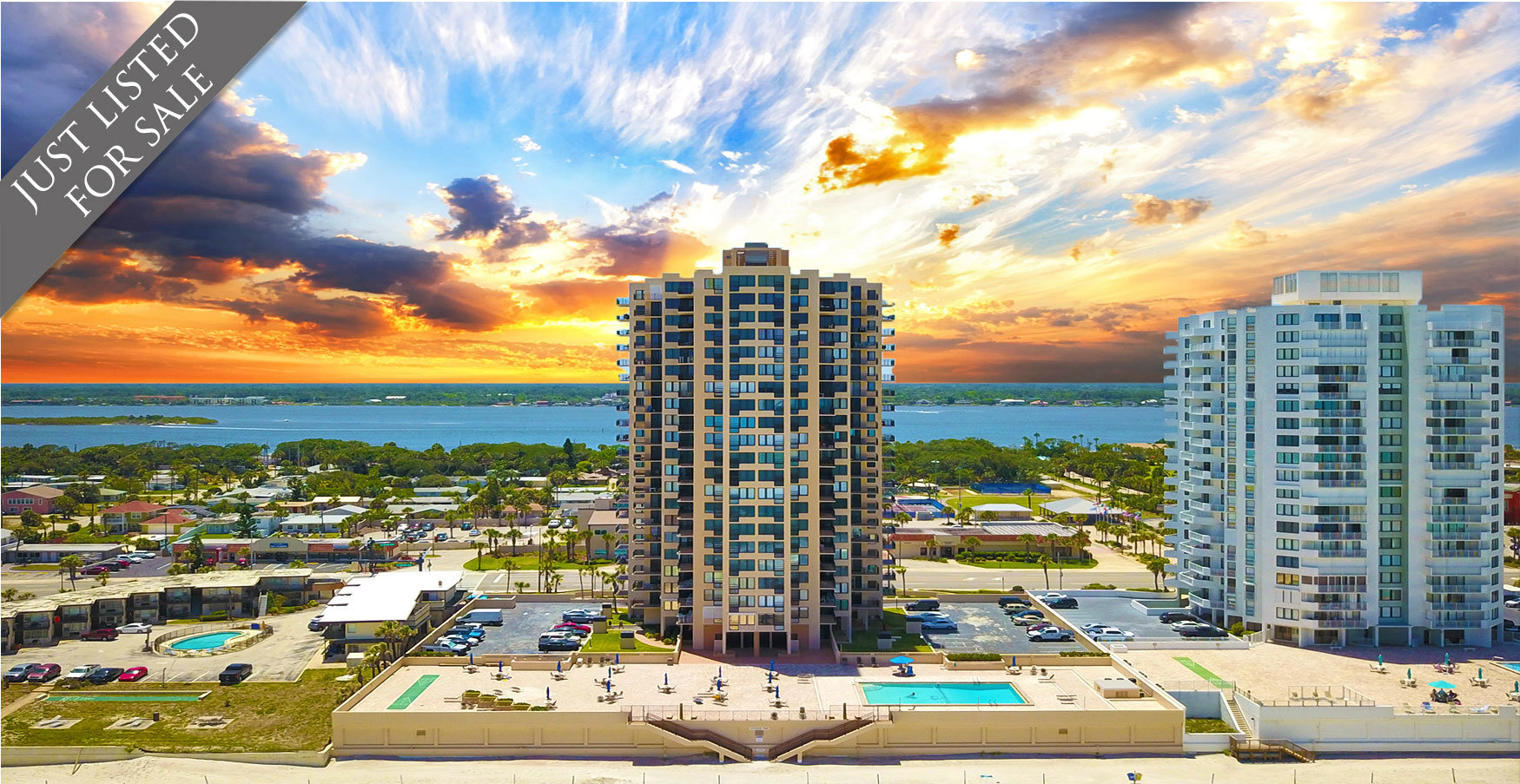 Oceans One Condos For Sale Oceanfront Real Estate at 3051 S Atlantic Ave Daytona Beach Shores, FL 