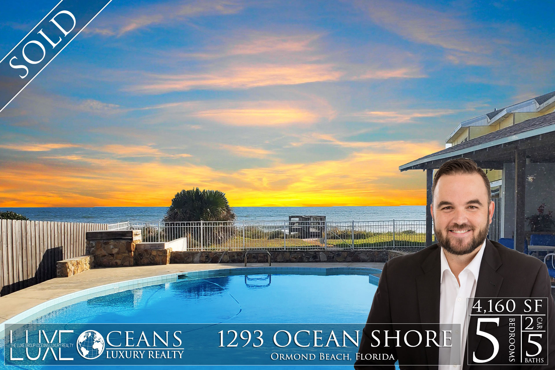 Ormond Beach oceanfront homes for sale. 1293 S Ocean Shore Blvd Ormond Beach, FL 32176 Sold