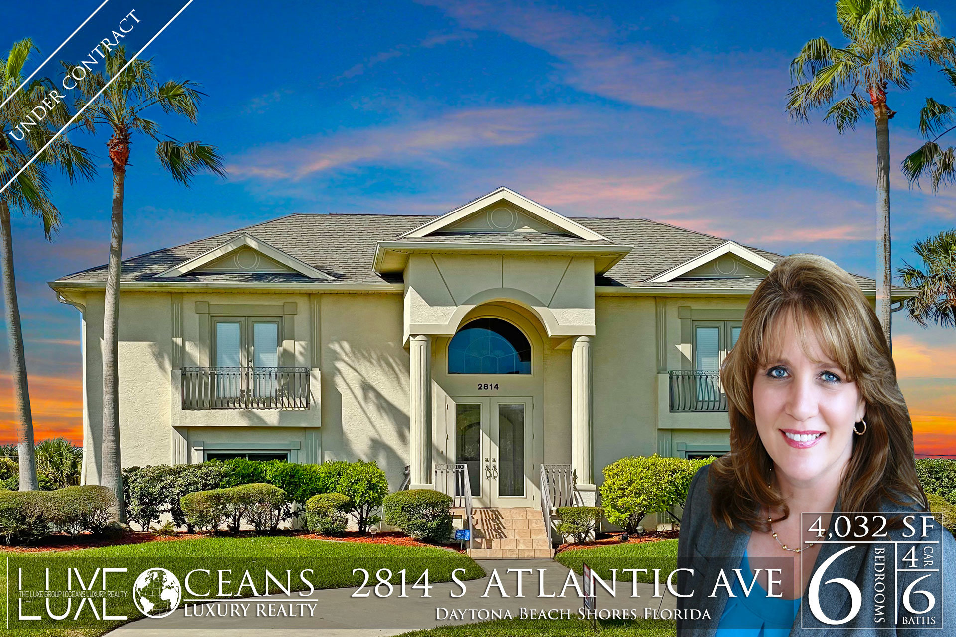 Daytona Beach Shores Ocean View Homes For Sale - 2814 S Atlantic Ave Waterfront Homes Under Contract