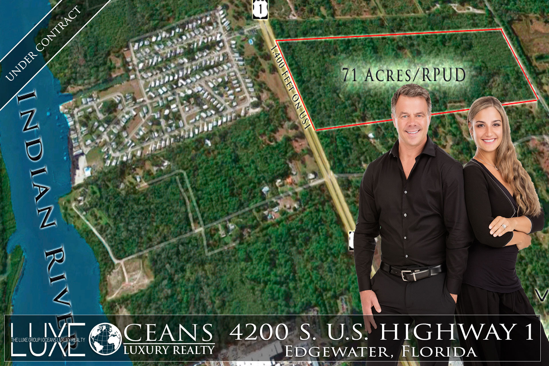 RPUD Commercial Land 71 Acre Site For Sale in Edgewater, FL. Now Under Contract