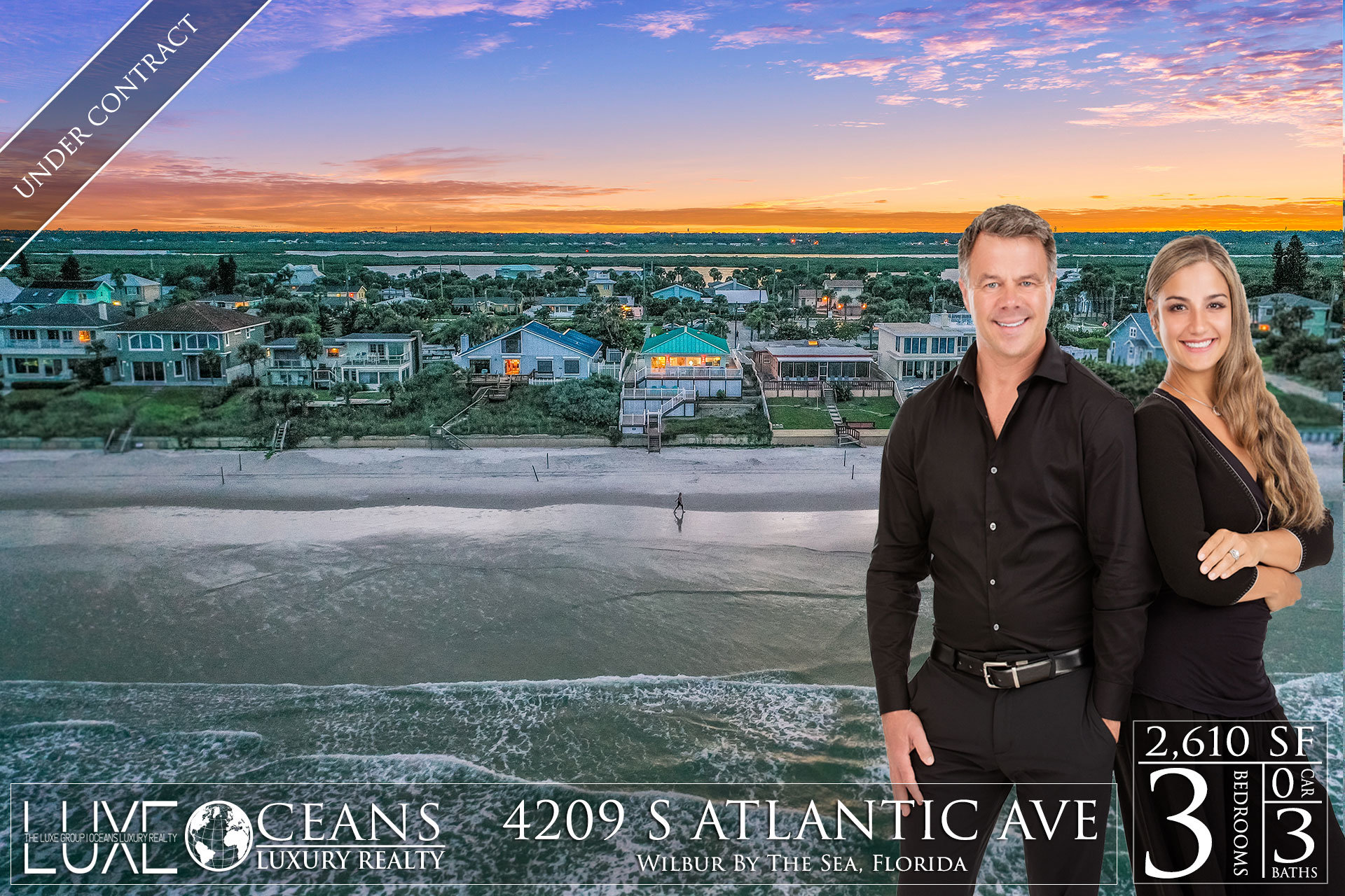 Ponce Inlet Oceanfront Homes For Sale- Under-Contract- 4209 S Atlantic Ave Waterfront Homes For Sale