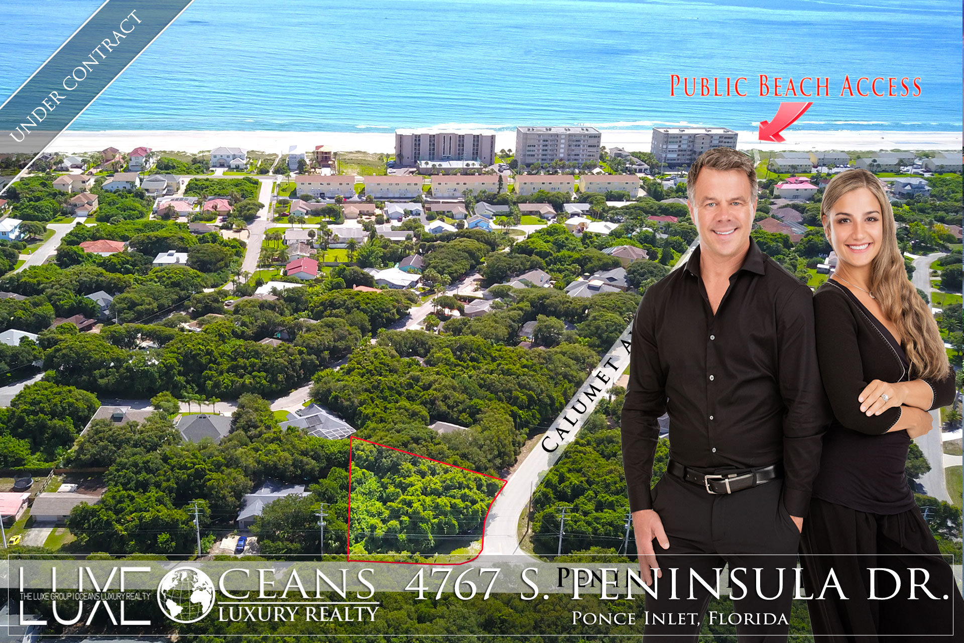 Ponce Inlet Land For Sale - Under Contract - 4767 S Peninsula Waterfront Homes For Sale