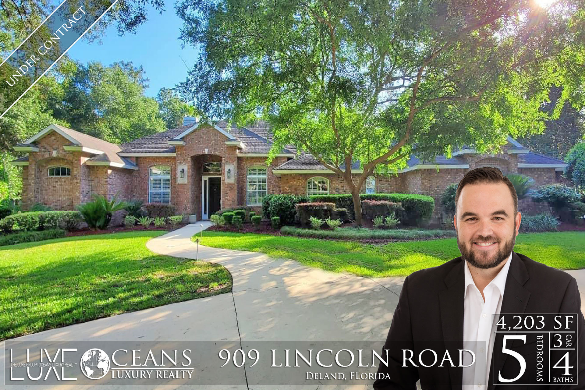 Deland Florida Real Estate For Sale.  909 Lincoln  RoadUnder Contract!