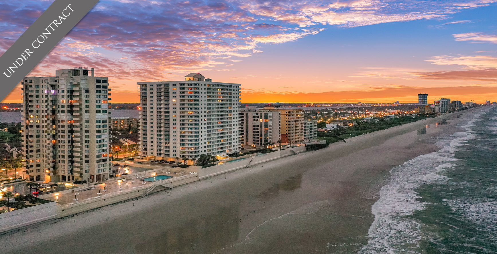 Oceans Seven Condos For Sale Oceanfront Real Estate at 2947 S Atlantic Ave Daytona Beach Shores, FL  Under Contract