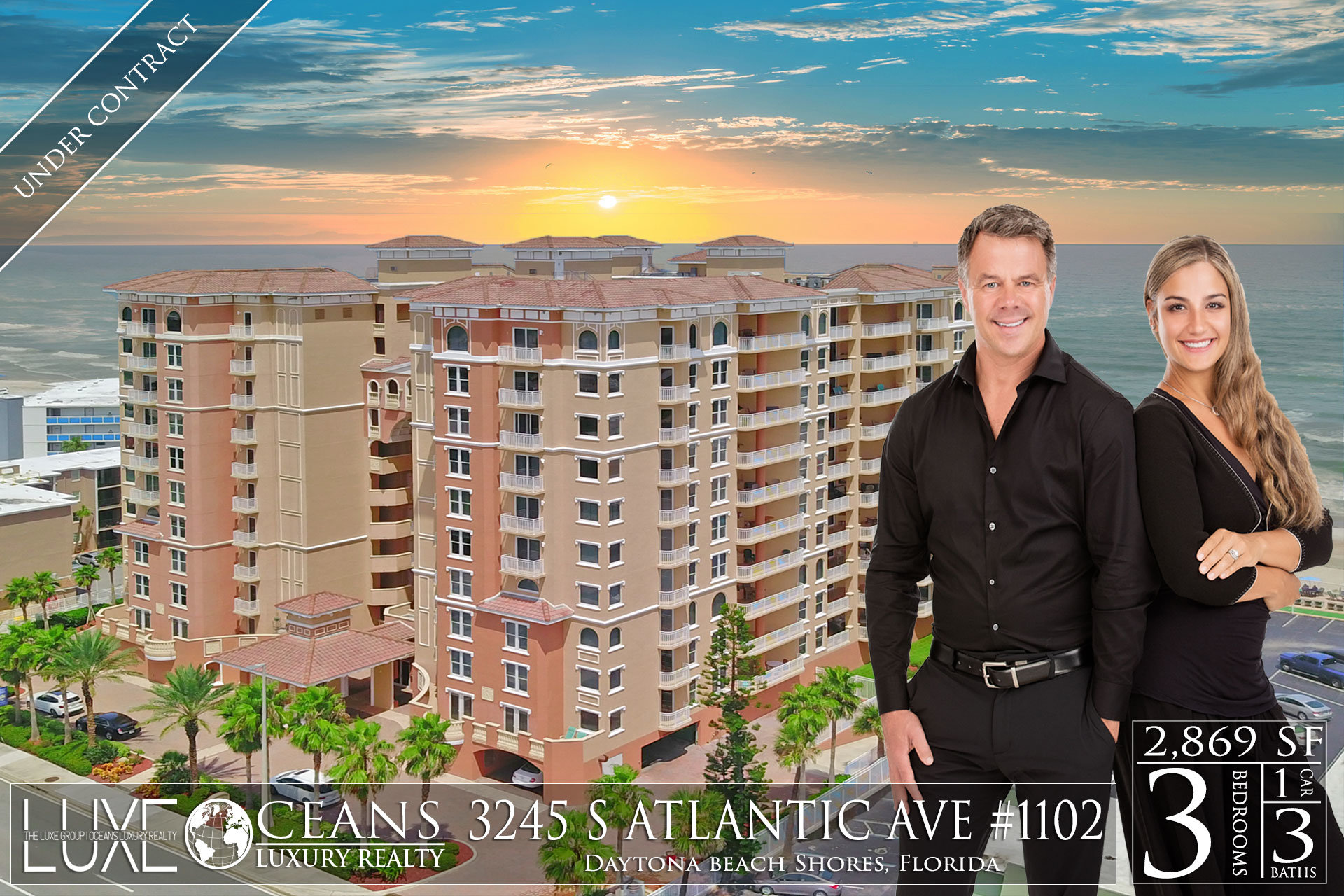 Palma Bella Condos For Sale Oceanfront Real Estate at 3245 S Atlantic Ave Daytona Beach Shores, FL Under Contract 