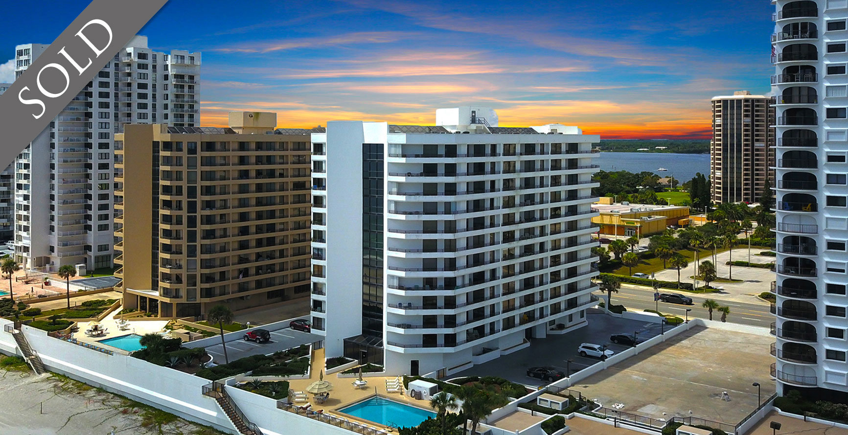 Oceans Atrium One Condos For Sale Oceanfront Real Estate at 3013 S Atlantic Ave Daytona Beach Shores, FL  Sold