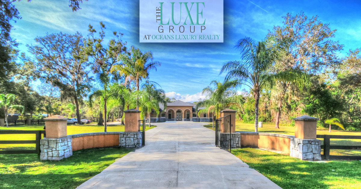 Gated home for sale at 2930 Marsh Road | The LUXE Group 386-299-4043