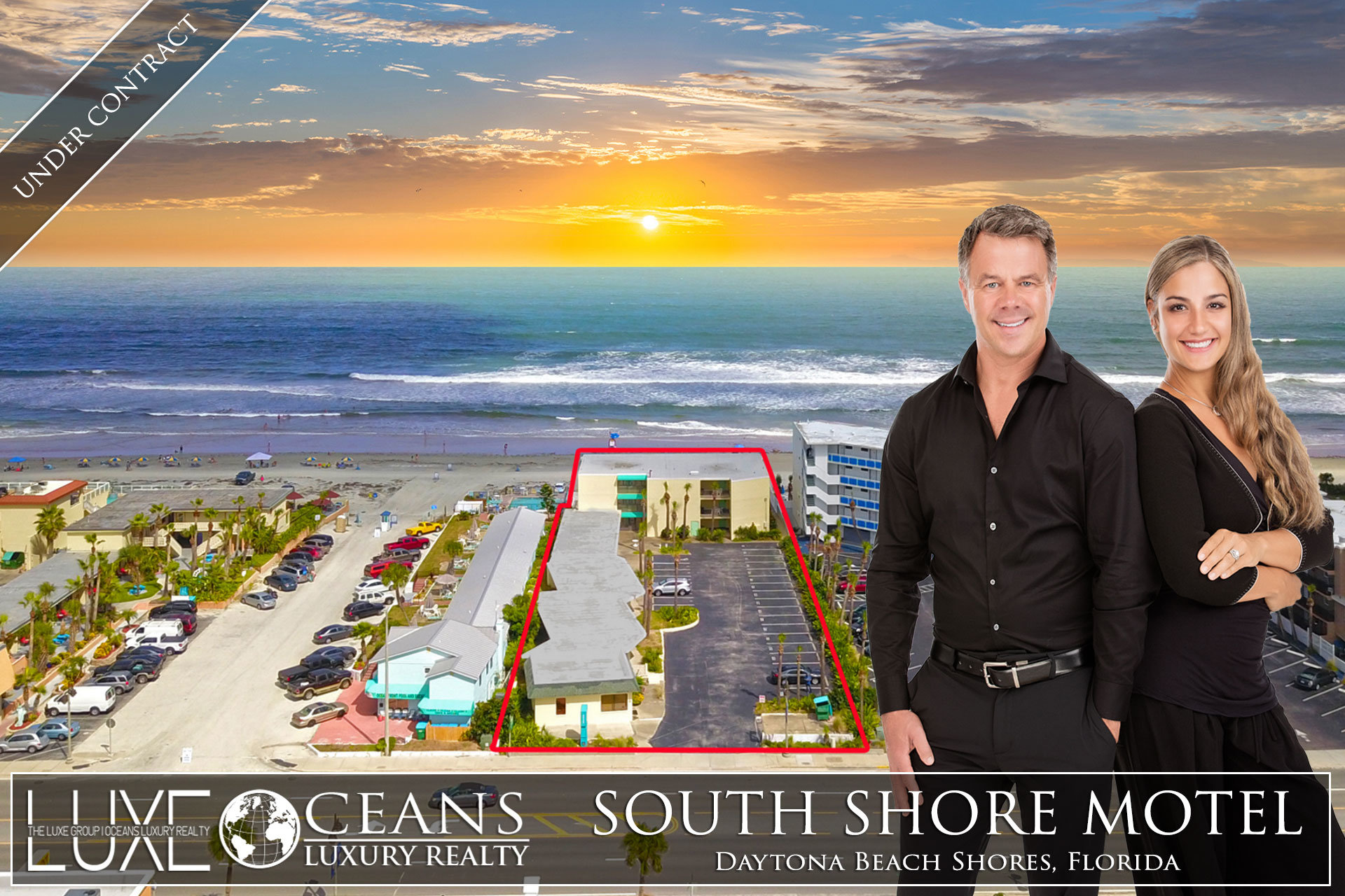Oceanfront motel for sale in Daytona Beach Shores. Call The LUXE Group 386-299-4043