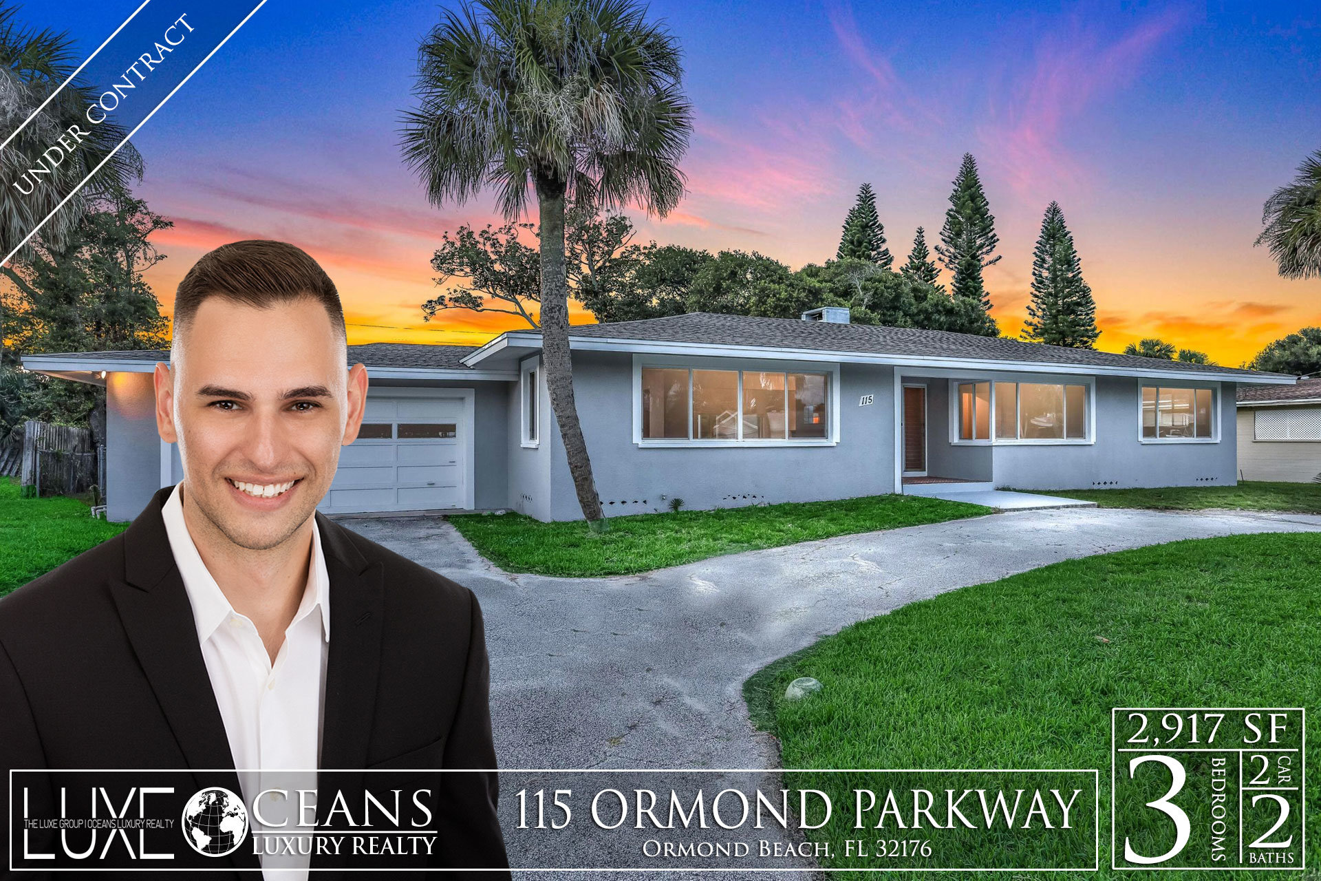 Under Contract Ormond Beach Homes For Sale 115 Ormond Parkway