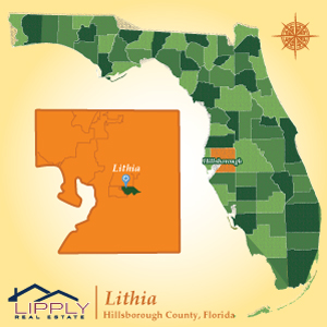map of lithia