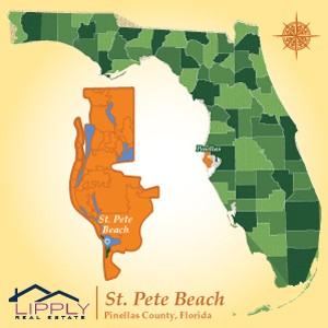 map of st pete beach