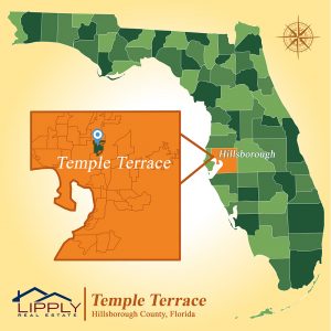map of temple terrace