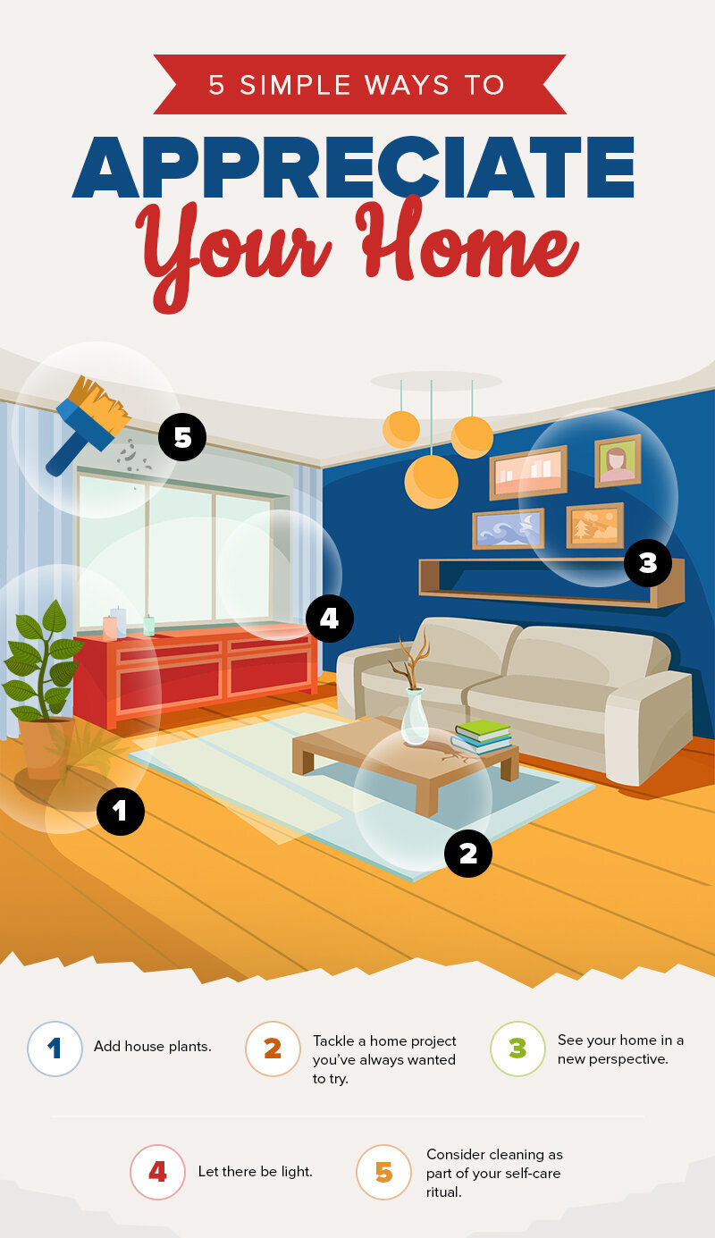 5 Simple Ways To Appreciate Your Home