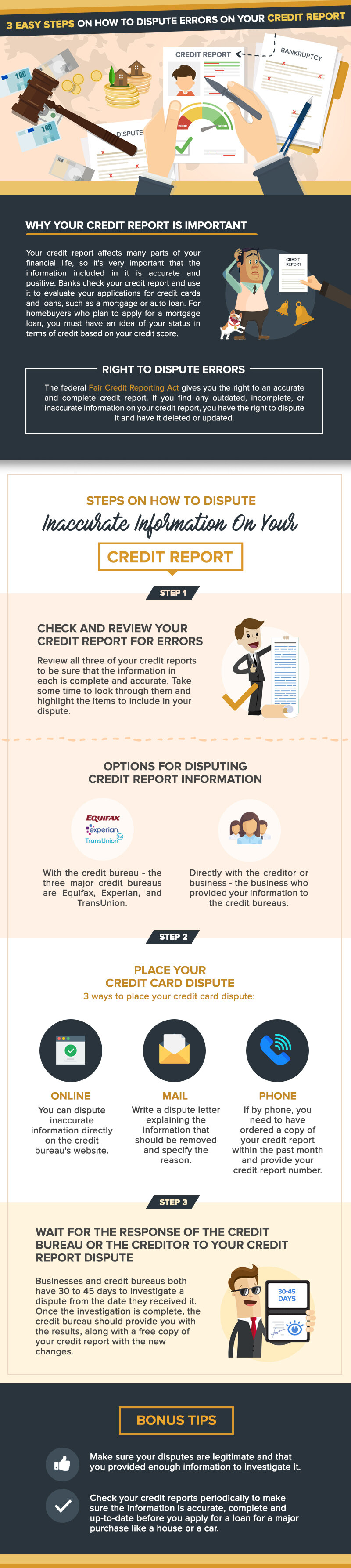 3 Easy Steps On How To Dispute Errors On Your Credit Report