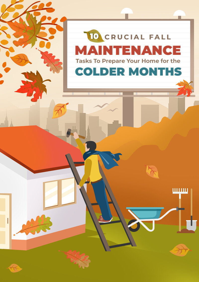 As you enjoy the smell and warmth of pumpkin-flavored drinks and candles, pulling up some cozy sweaters as the weather grows colder, it's also important to prepare your home for the winter or colder months to prevent any costly damage later on.