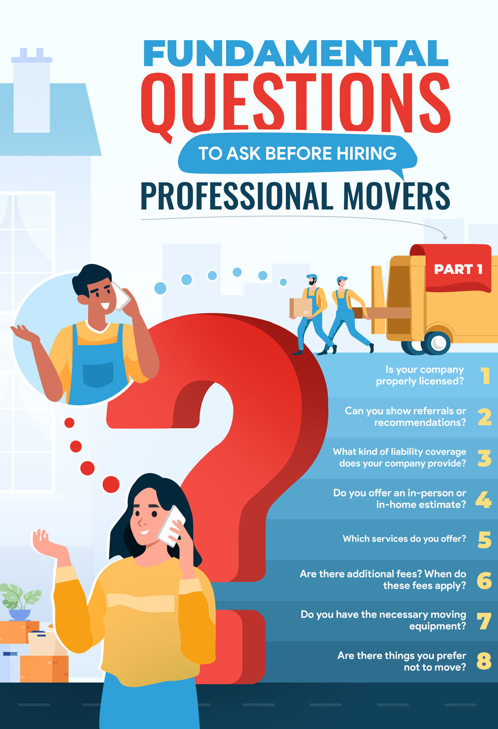 Fundamental Questions To Ask Before Hiring Professional Movers: Part 1