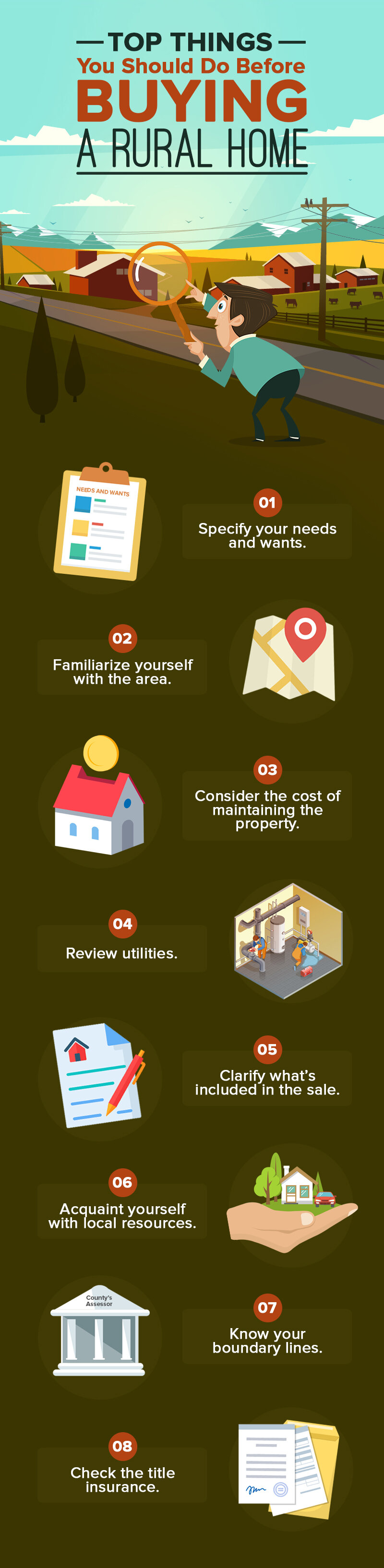 Top Things You Should Do Before Buying A Rural Home