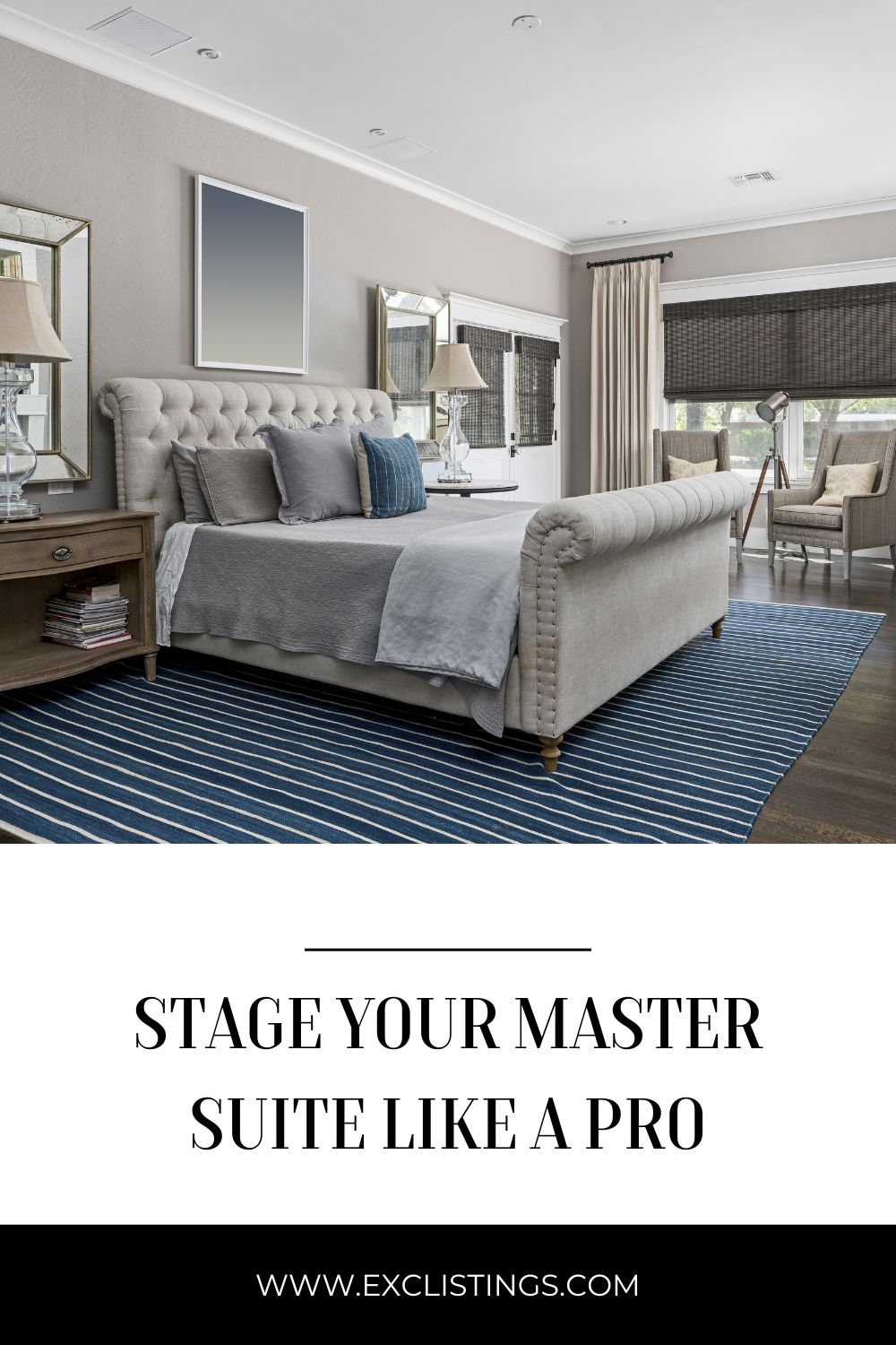Stage your master suite