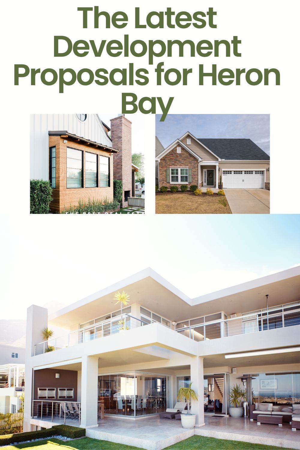 The Latest Development Proposals for Heron Bay