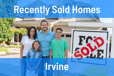 Recently Sold Homes in Irvine CA