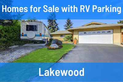 Homes for Sale with RV Parking in Lakewood CA