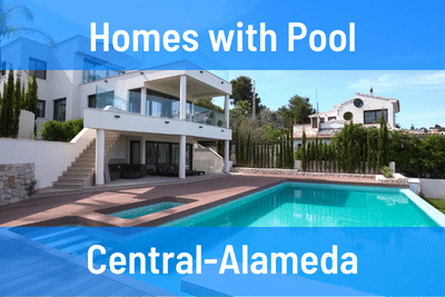 Central-Alameda Homes for Sale with Pool