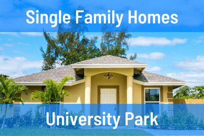 University Park Single Family Homes
