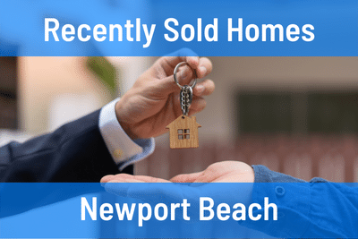Recently Sold Homes in Newport Beach CA