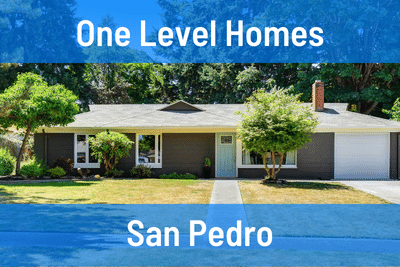 One Level Homes for Sale in San Pedro CA