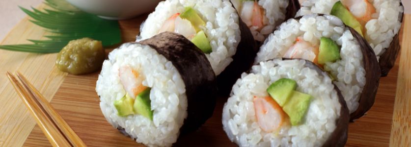 vegetable sushi roll