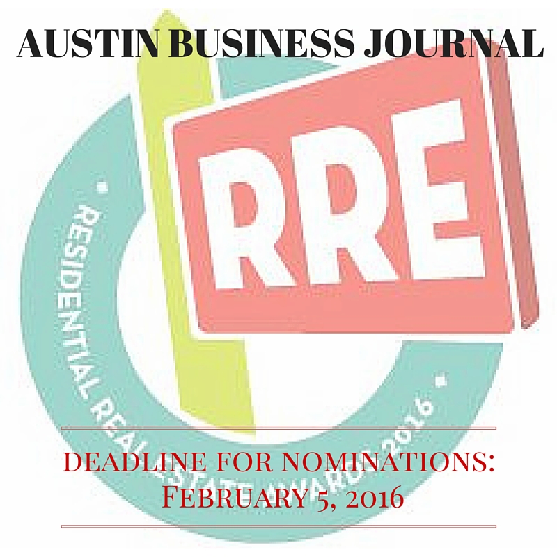 Austin Business Journal Residential Real Estate Awards 2017 - Business