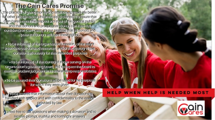 Cain Cares Promise