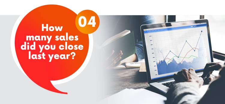 How many sales did you close last year