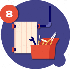 Address small repairs immediately