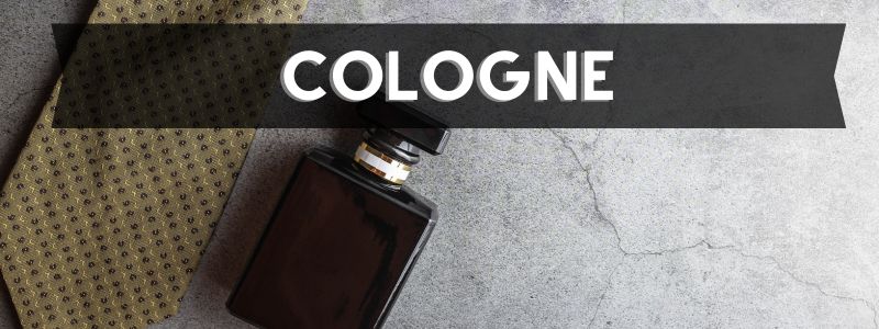 Cologne and a suit tie