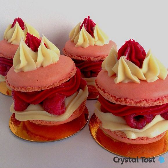 Ohh La La Patisserie Frosted Raspberry Macaroons