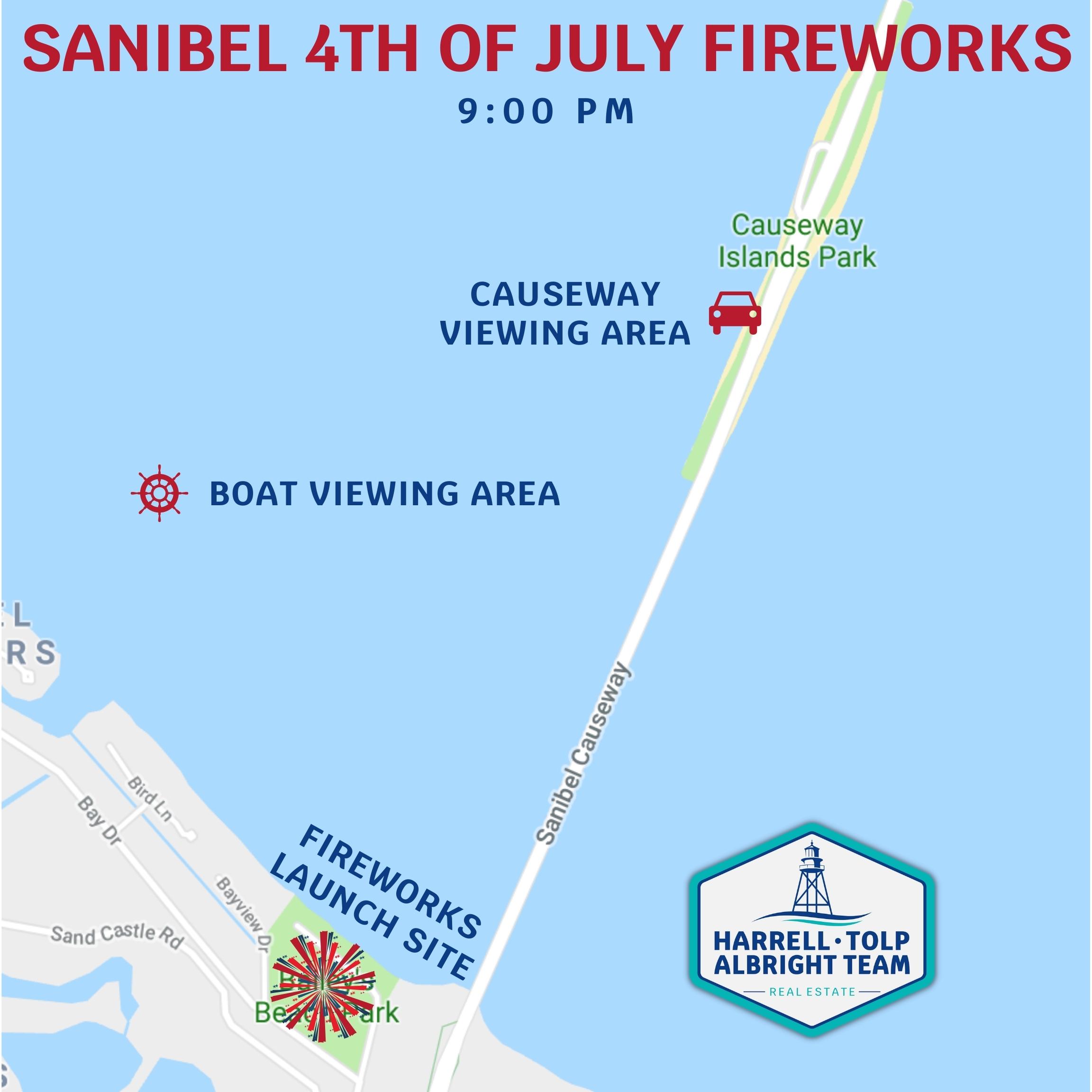 Sanibel 4th of July Fireworks