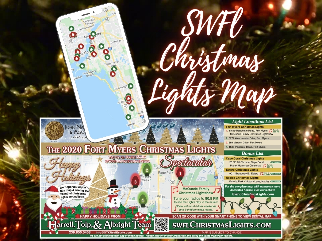 Christmas Lights Map Near Me Christmas Lights In Southwest Florida