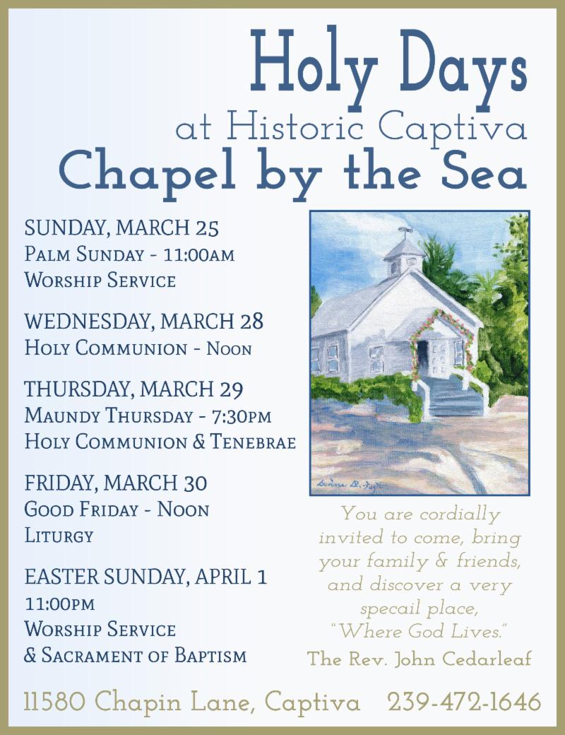 Chapel by the Sea Easter