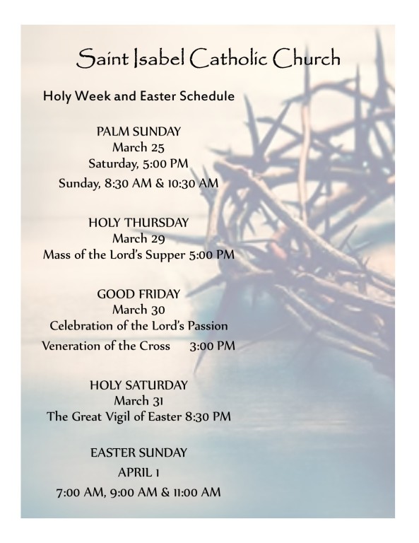 St. Isabel Sanibel Easter