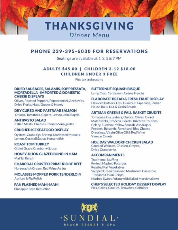 Sundial Thanksgiving
