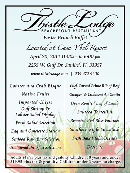 Thistle Lodge Easter