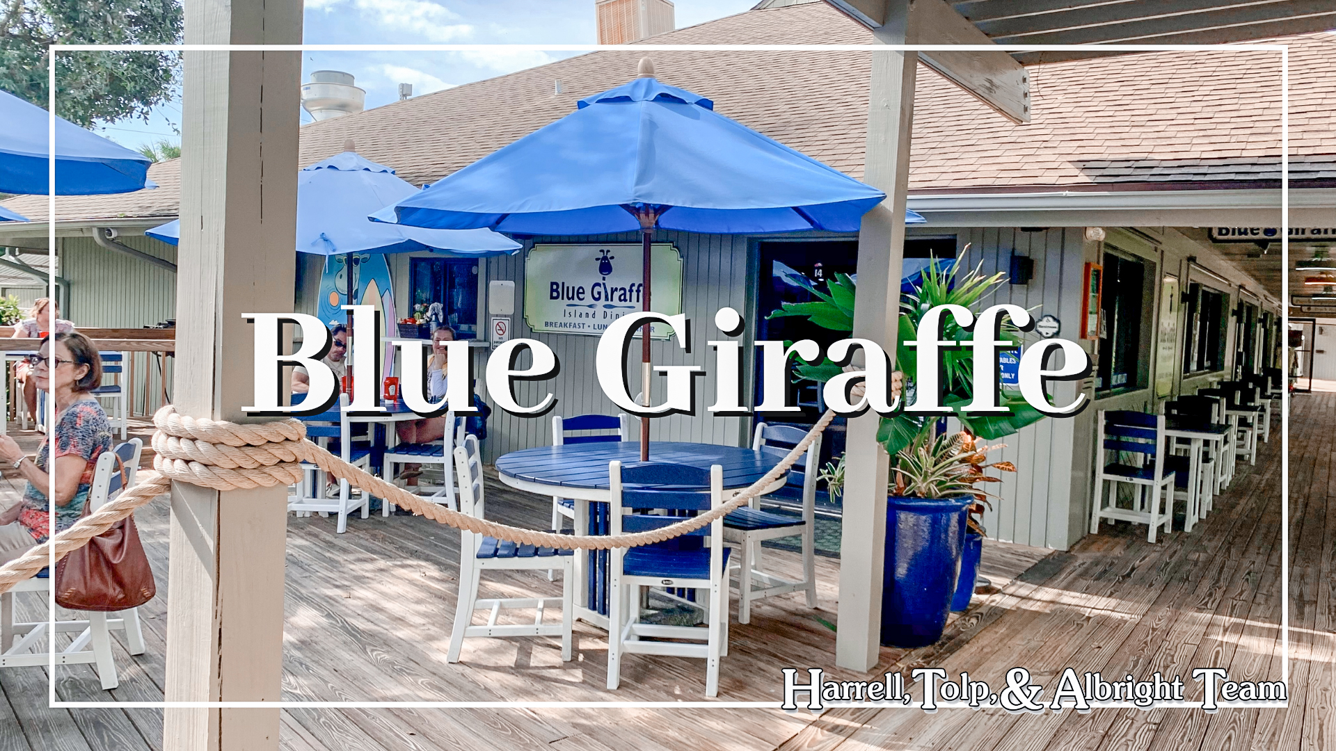 Blue Giraffe Periwinkle Place