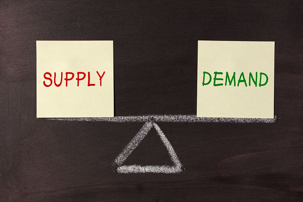 real estate supply vs demand