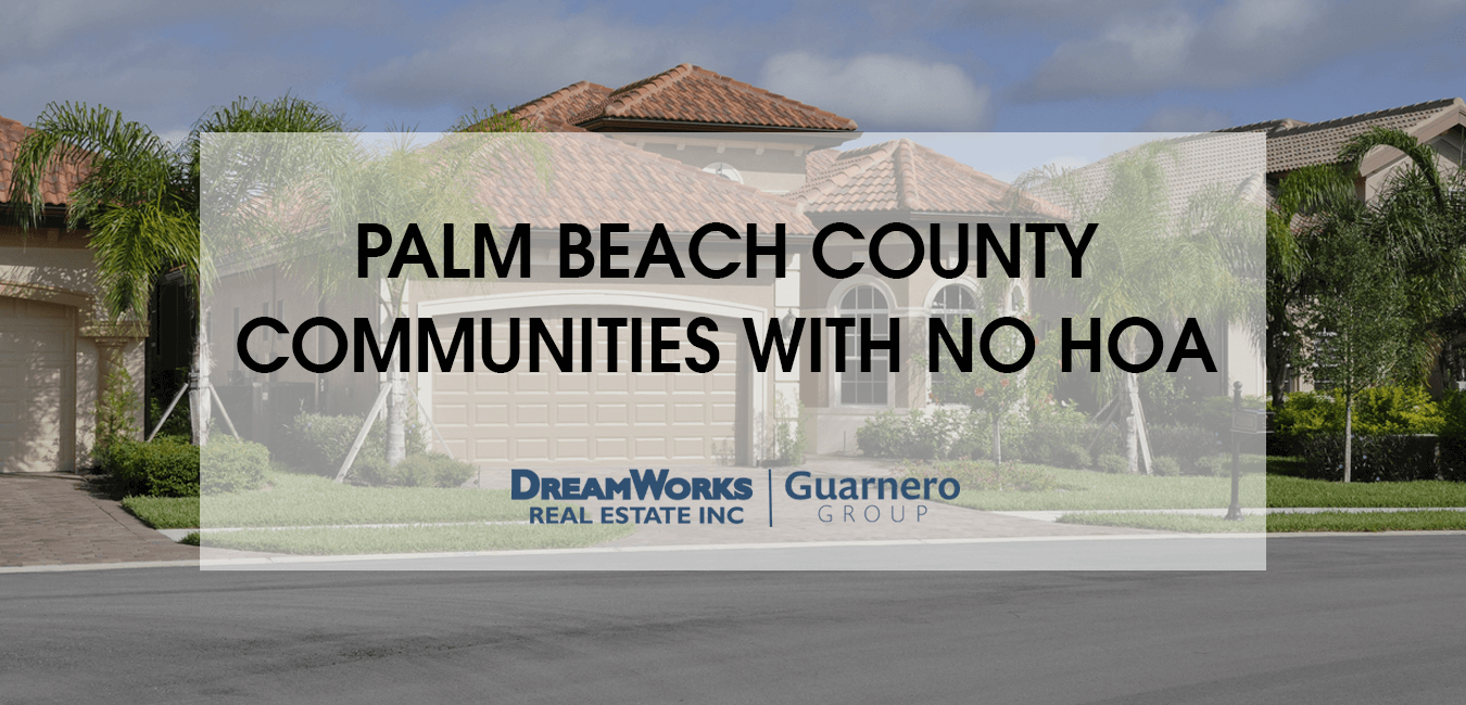 Palm Beach County Communities With No HOA