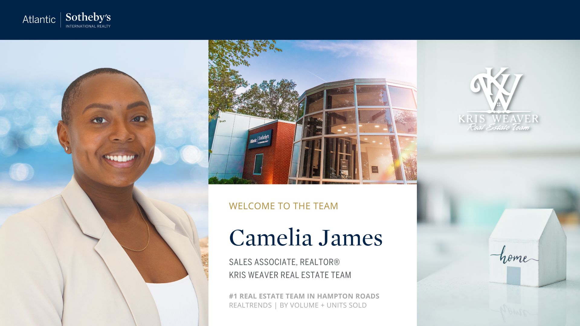 Camelia James Realtor Welcome