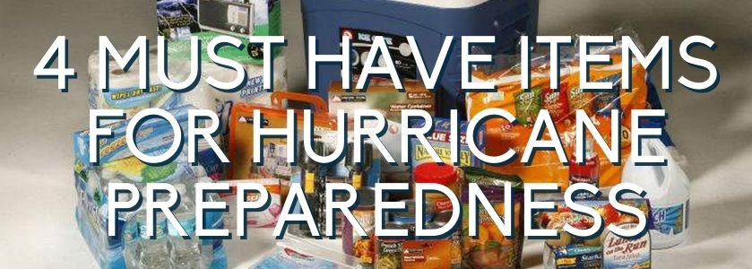 hurricane preparedness items